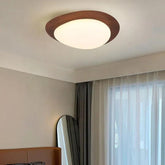 Creative Pebble Wood Led Ceiling Light for Bedroom